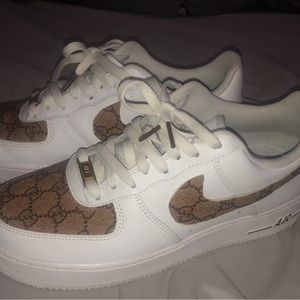 Custom Gucci Air Force 1s